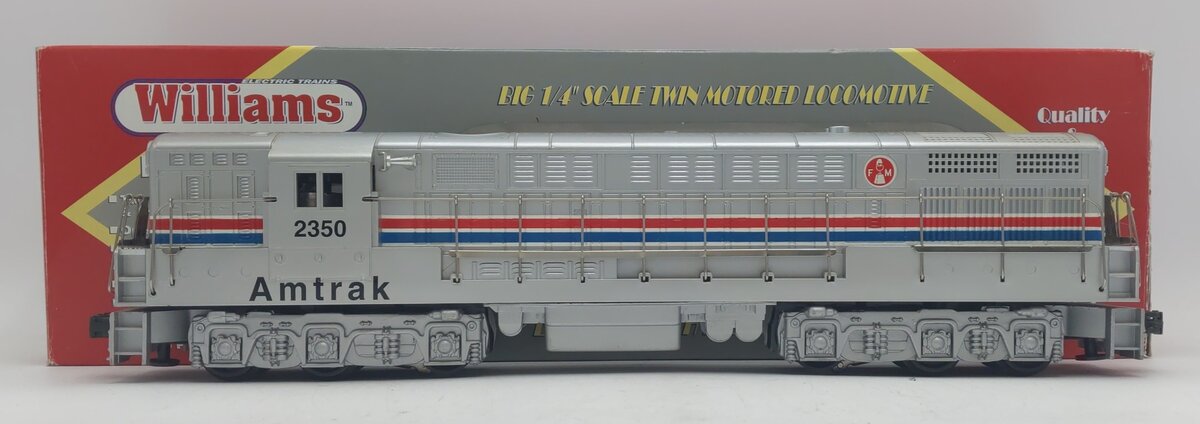 Williams 972350 O Gauge Amtrak FM Trainmaster Powered Diesel Locomotive #2350 EX/Box