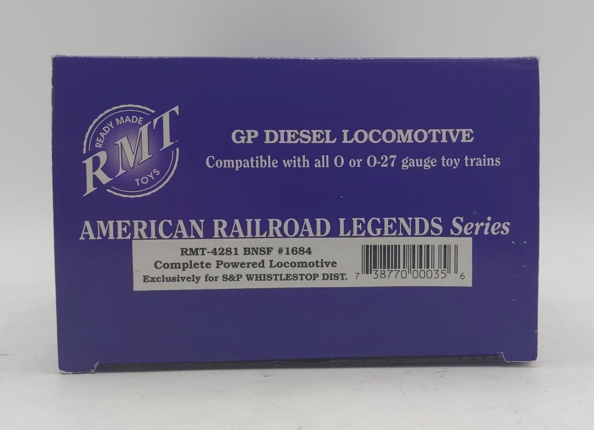 RMT-4281 O BNSF GP Diesel Locomotive #1684 LN/Box