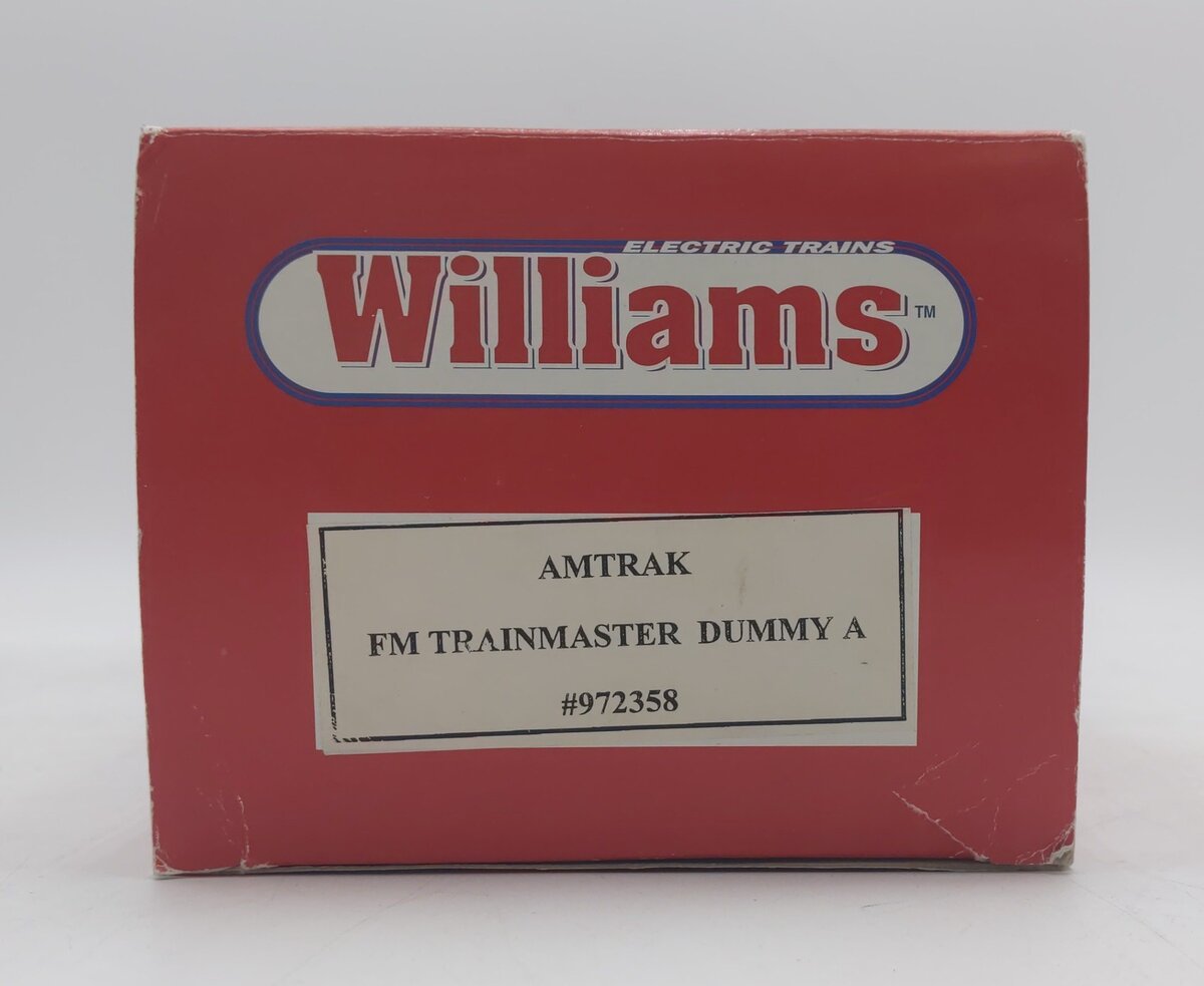 Williams 972358 O Gauge Amtrak FM Trainmaster Dummy Diesel Locomotive #2358 VG/Box