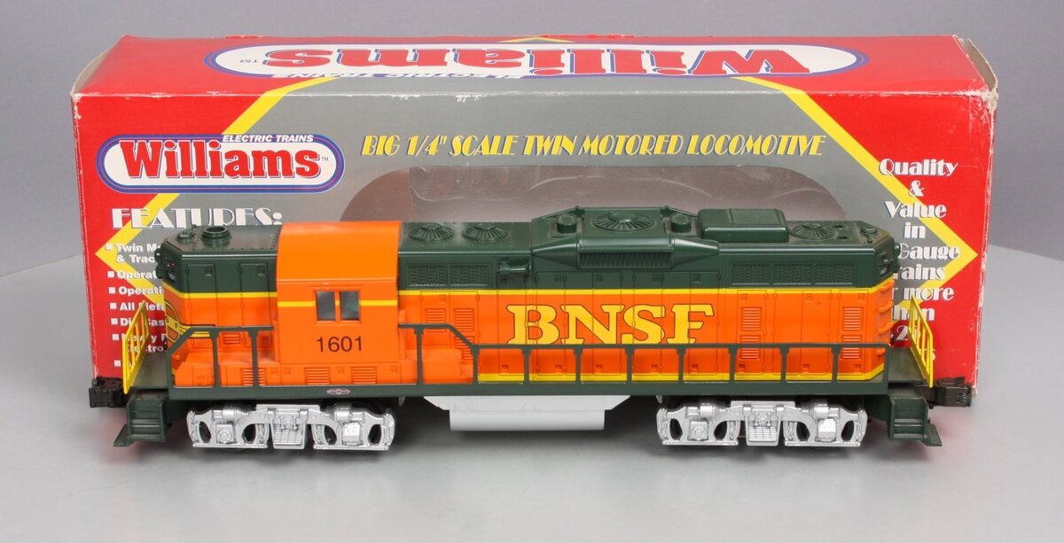 Williams GP506 O Gauge BNSF GP9 Powered Diesel #1601 EX/Box