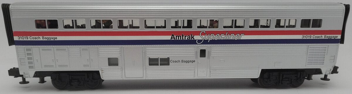 MTH 30-6501 O Gauge Amtrak SuperLiner Coach Baggage Car #31019 VG