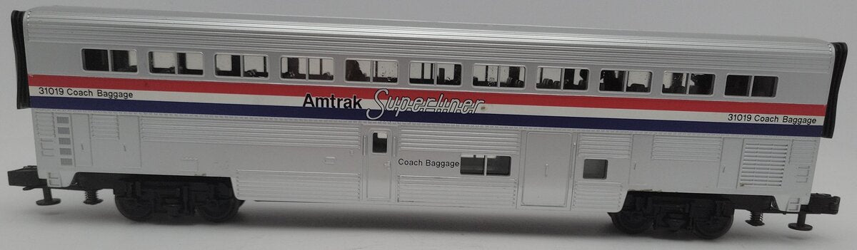 MTH 30-6501 O Gauge Amtrak SuperLiner Coach Baggage Car #31019 VG