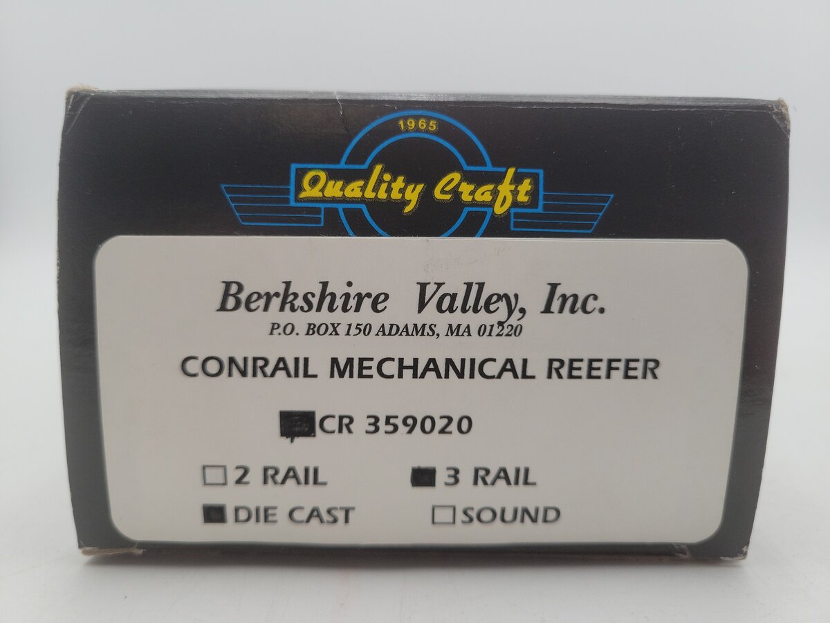 Weaver 359020 O Gauge Conrail Mechanical Reefer Car EX/Box