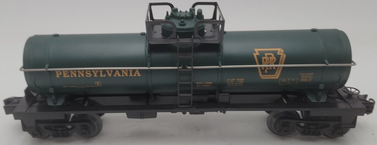 Lionel 6-26100 O Gauge Pennsylvania Single Dome Tank Car EX/Box