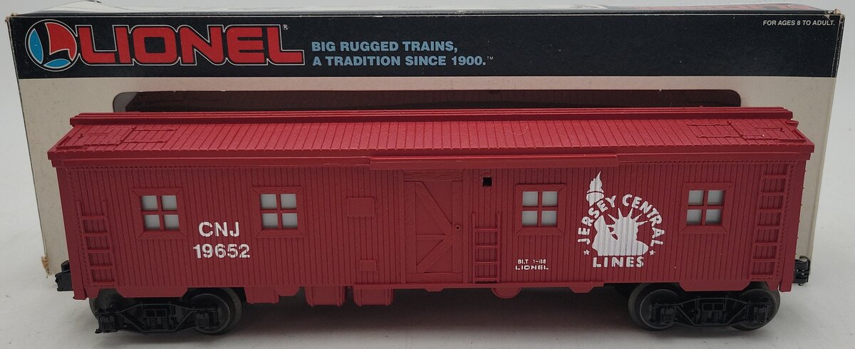 Lionel 6-19652 O Gauge Jersey Central Bunk Car LN/Box