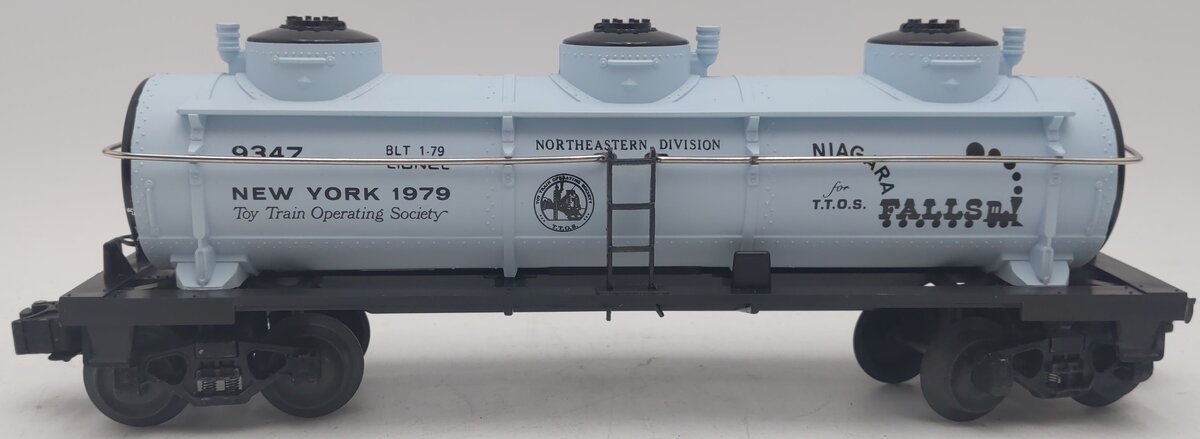 Lionel 6-9347 O Gauge TTOS 1979 Niagara Falls Triple Dome Tank Car EX/Box