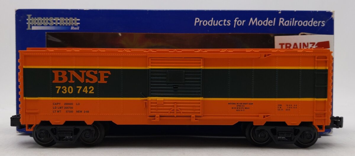 Industrial Rail IDM1007 O Burlington Northern Santa Fe Box Car #730742 LN/Box