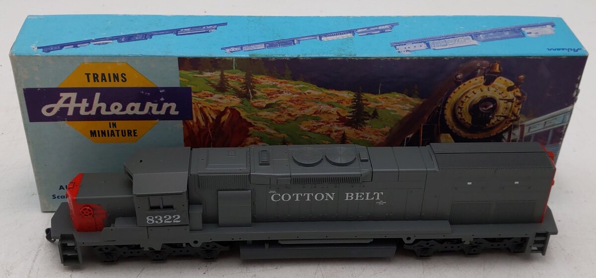 Athearn 4552 HO Cotton Belt SD40T-2 Dummy Locomotive #8322 VG/Box