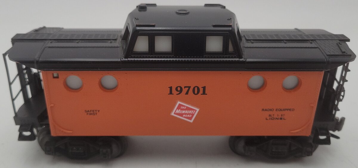Lionel 6-19701 O Gauge Milwaukee Road N5C Porthole Caboose #19701 EX/Box