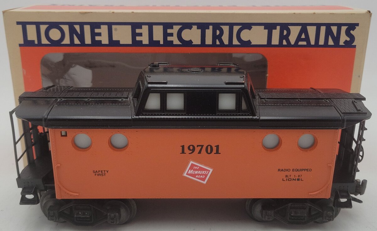 Lionel 6-19701 O Gauge Milwaukee Road N5C Porthole Caboose #19701 EX/Box