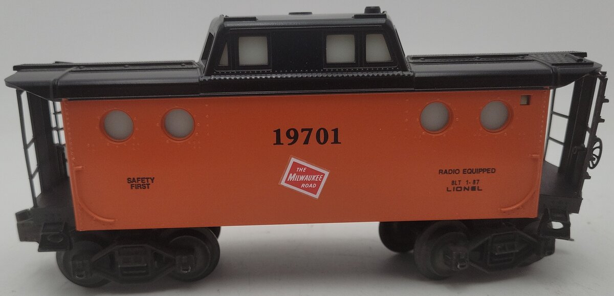 Lionel 6-19701 O Gauge Milwaukee Road N5C Porthole Caboose #19701 EX/Box