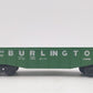 Lionel 6-9140 O Gauge Burlington Gondola VG