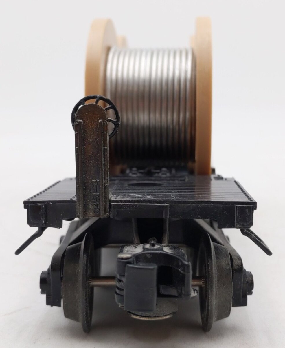 Lionel 6-16324 O Gauge Pennsylvania Depressed Center Flatcar with Cable Reels EX/Box