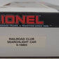 Lionel 6-16803 O Gauge Lionel Railroader Club Searchlight Car EX/Box