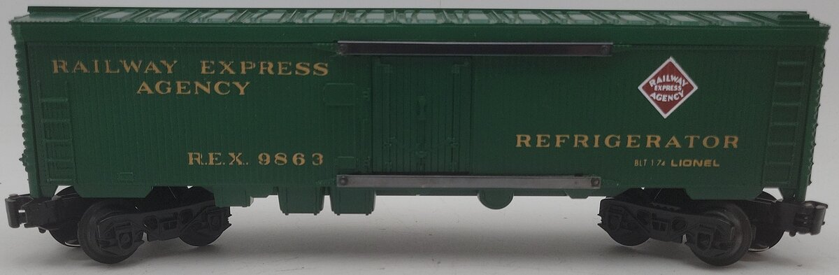 Lionel 6-9863 O Gauge REA Reefer Car #9863 EX/Box