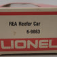 Lionel 6-9863 O Gauge REA Reefer Car #9863 EX/Box