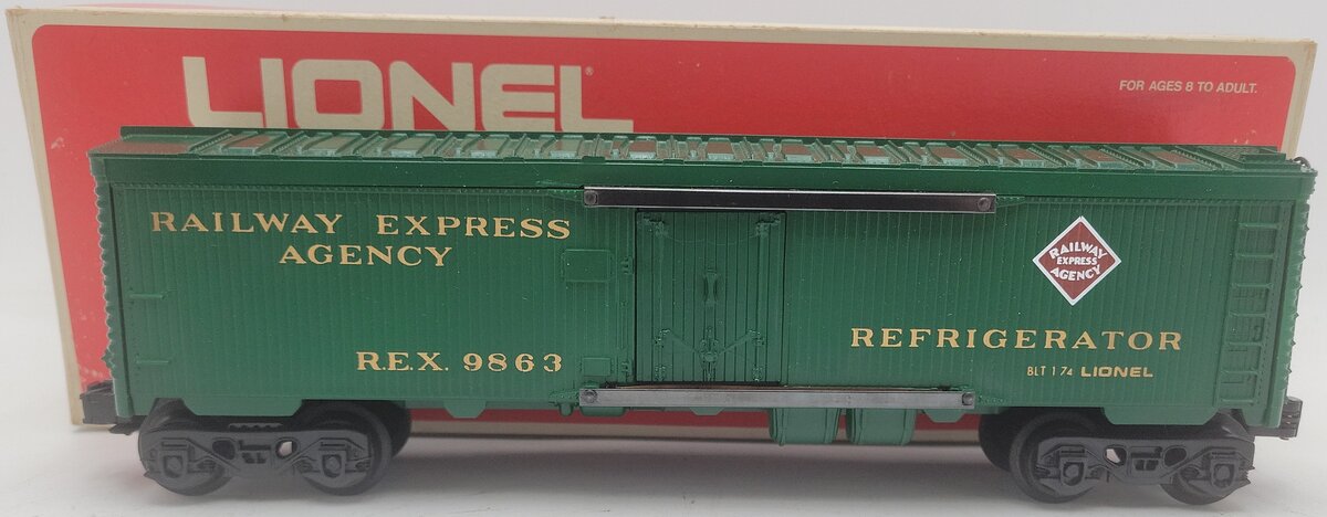 Lionel 6-9863 O Gauge REA Reefer Car #9863 EX/Box