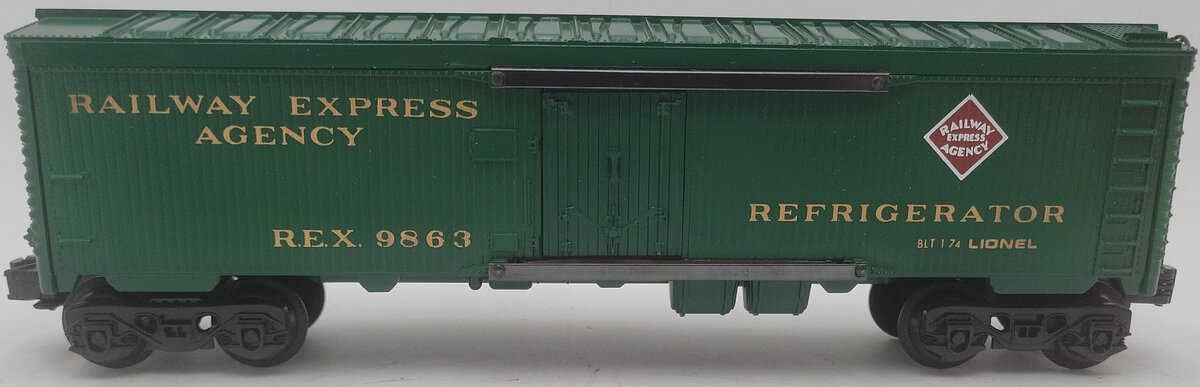 Lionel 6-9863 O Gauge REA Reefer Car #9863 EX/Box