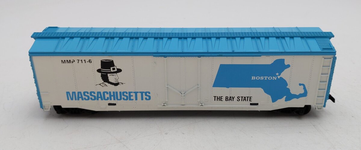 Mantua HO Massachusetts Boxcar MMP #711-6 LN/Box
