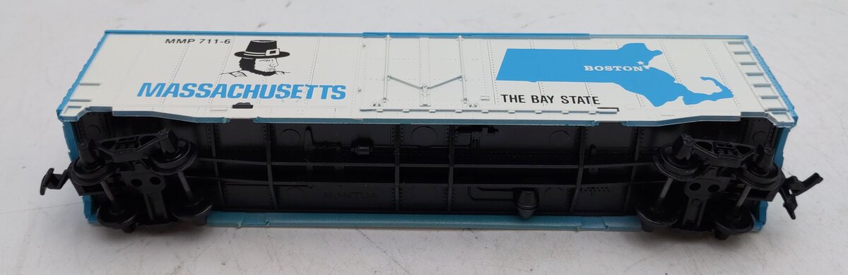 Mantua HO Massachusetts Boxcar MMP #711-6 LN/Box