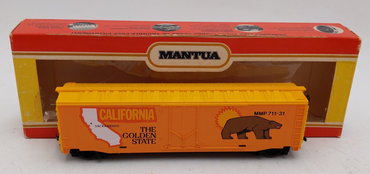 HO Mantua MMP 711-31 California State Box Car Collector Series LN/Box