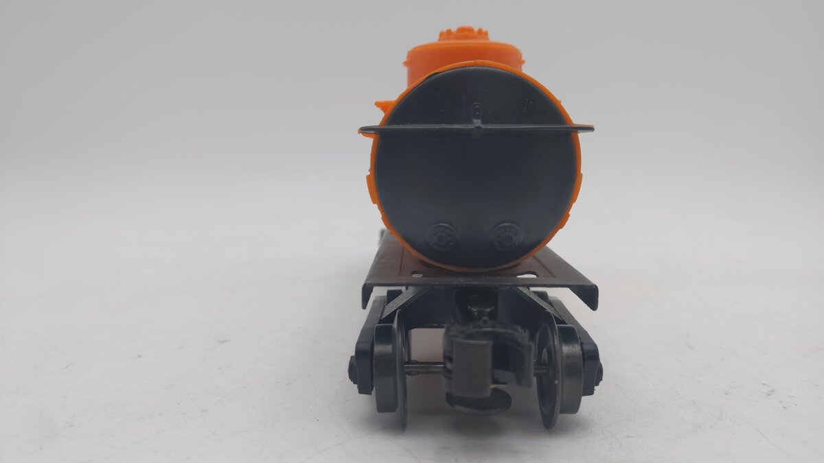 Lionel 6465 Vintage O Orange Lionel Lines Double Dome Tank Car EX