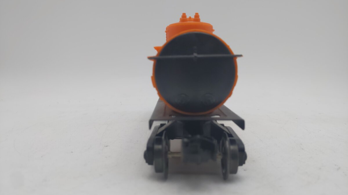 Lionel 6465 Vintage O Orange Lionel Lines Double Dome Tank Car EX