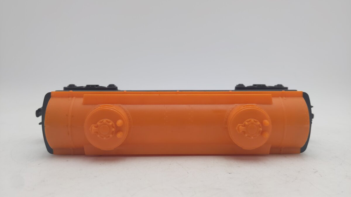 Lionel 6465 Vintage O Orange Lionel Lines Double Dome Tank Car EX