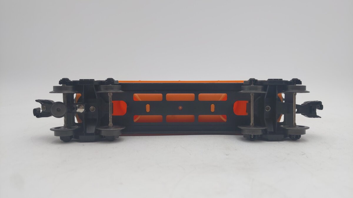 Lionel 6465 Vintage O Orange Lionel Lines Double Dome Tank Car EX