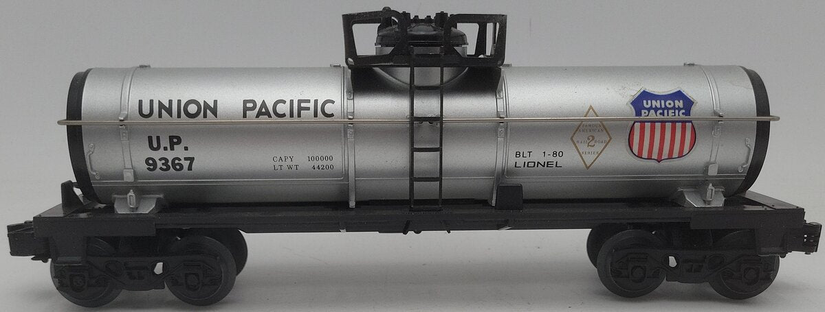 Lionel 6-9367 O Gauge Union Pacific Single Dome Tank Car #9367 EX/Box