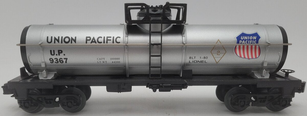 Lionel 6-9367 O Gauge Union Pacific Single Dome Tank Car #9367 EX/Box