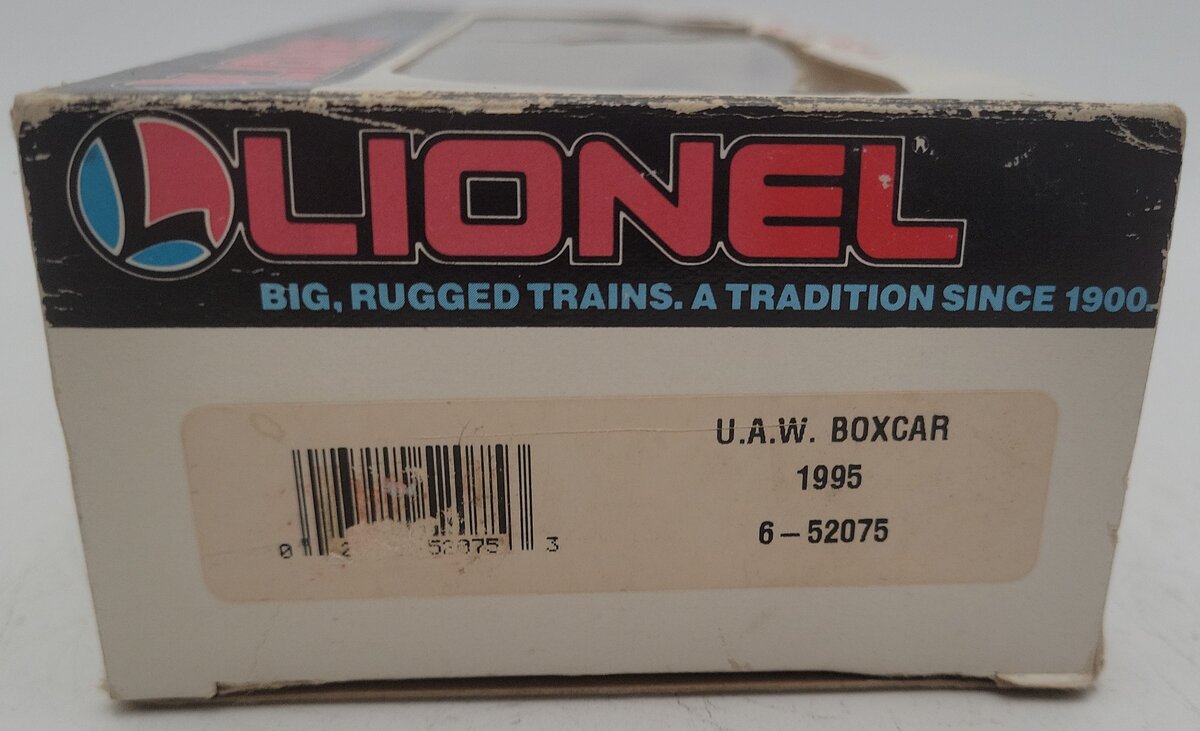 Lionel 6-52075 O UAW Boxcar '95 EX/Box