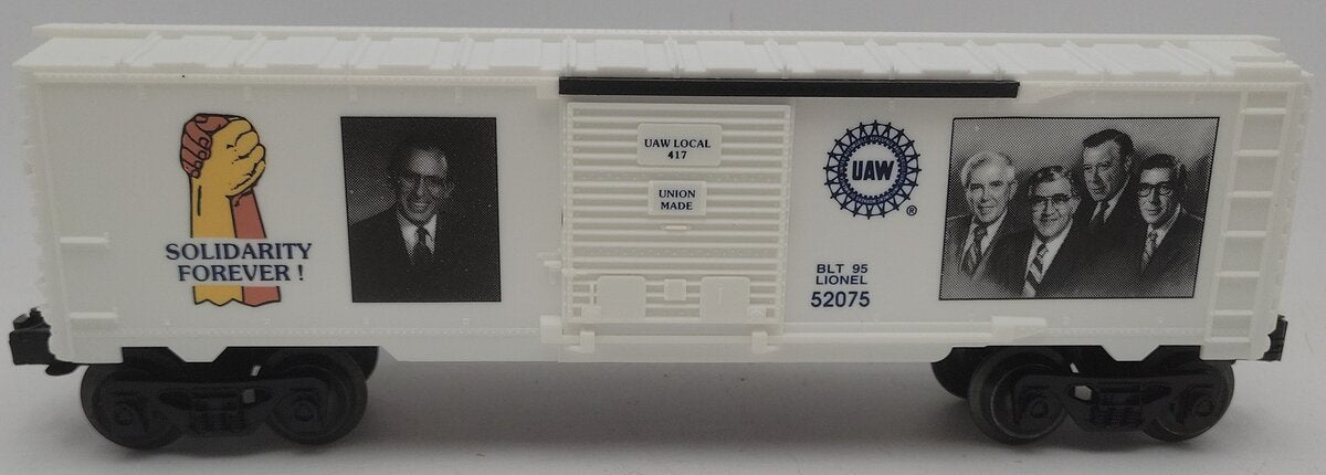 Lionel 6-52075 O UAW Boxcar '95 EX/Box