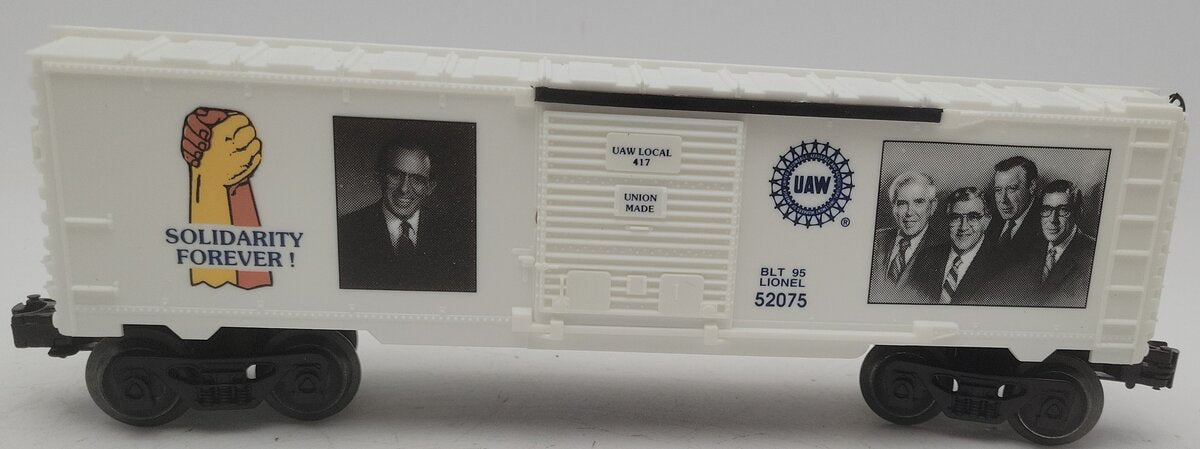 Lionel 6-52075 O UAW Boxcar '95 EX/Box