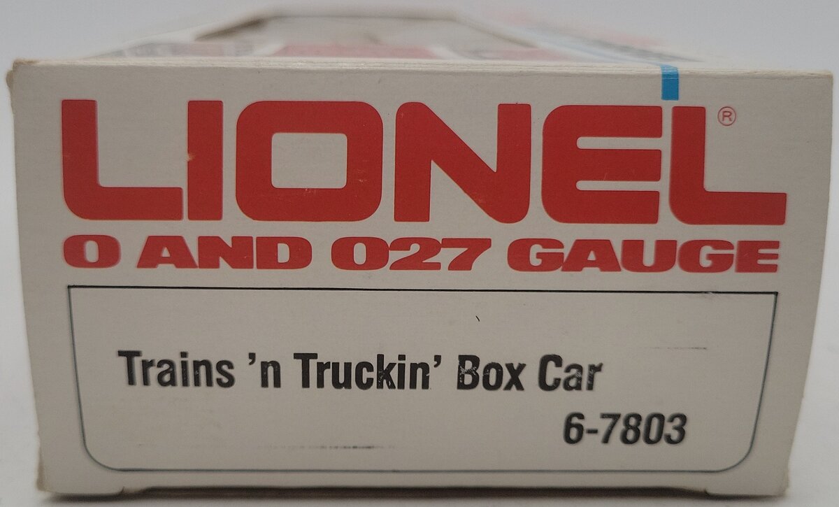 Lionel 6-7803 O Gauge Trains 'n Truckin' Boxcar EX/Box