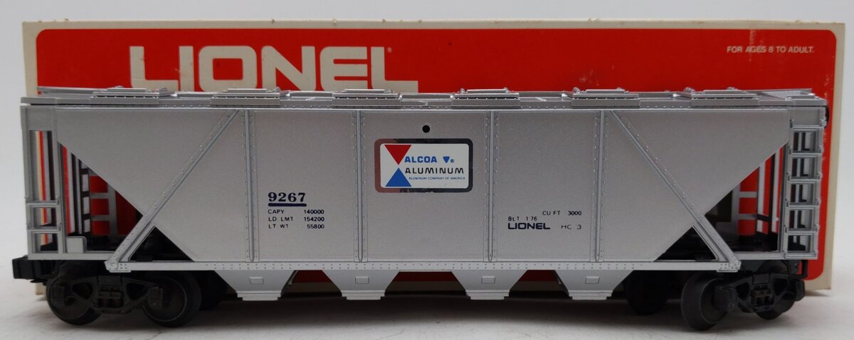 Lionel 6-9267 O Gauge Alcoa Covered Hopper EX/Box