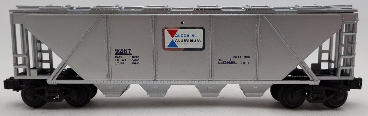 Lionel 6-9267 O Gauge Alcoa Covered Hopper EX/Box