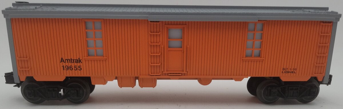 Lionel 6-19655 O Gauge Amtrak Tool Car with Lighted Interior EX/Box