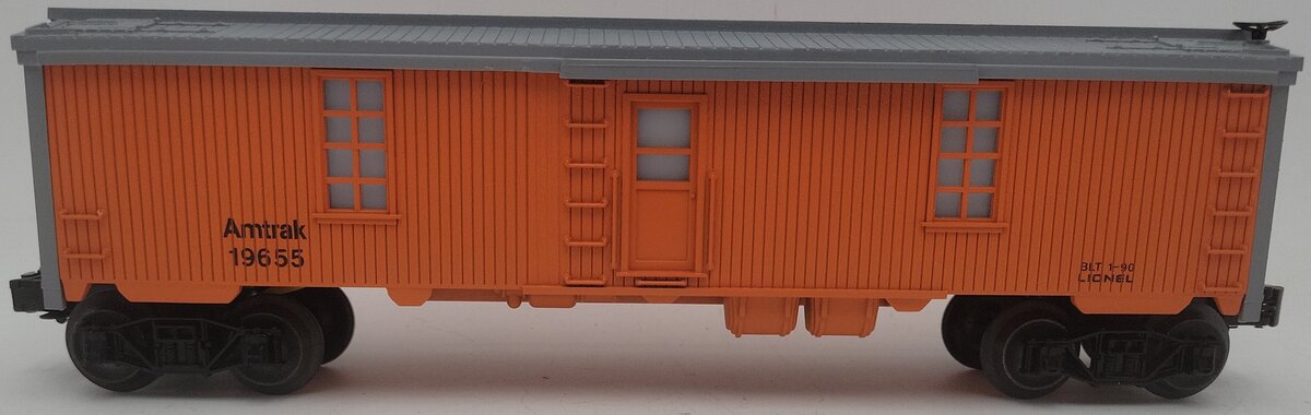 Lionel 6-19655 O Gauge Amtrak Tool Car with Lighted Interior EX/Box