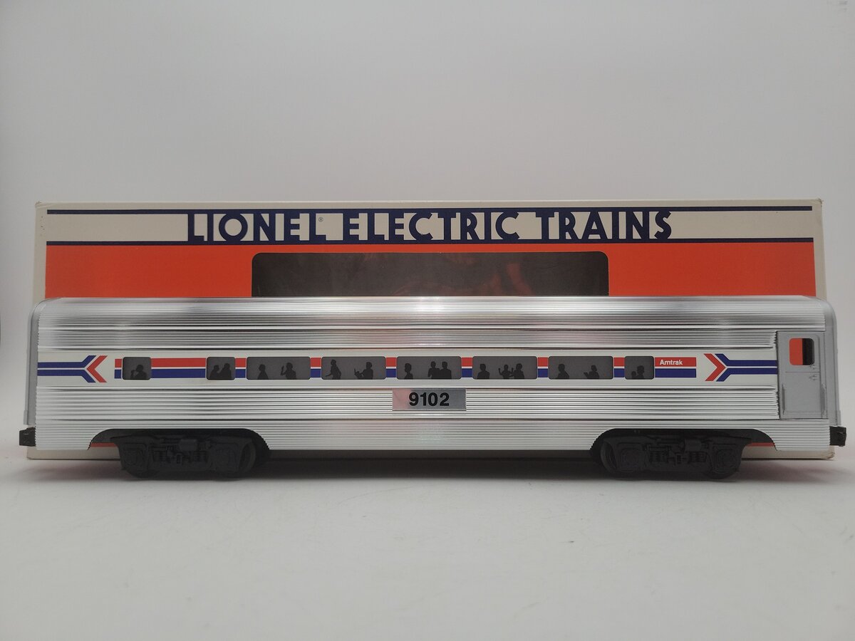 Lionel 6-19102 O Gauge Amtrak Passenger Coach Passenger Car #9102 EX/Box