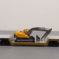 MTH 20-98501 O TTUX 75' Flatcar w/ Volvo Excavator #130725 EX/Box