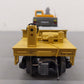 MTH 20-98501 O TTUX 75' Flatcar w/ Volvo Excavator #130725 EX/Box