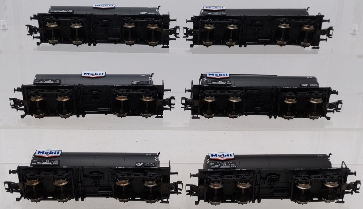 Marklin 46529 HO Scale German Federal Railway (DB) Mobil Tank 6-Car Set EX/Box