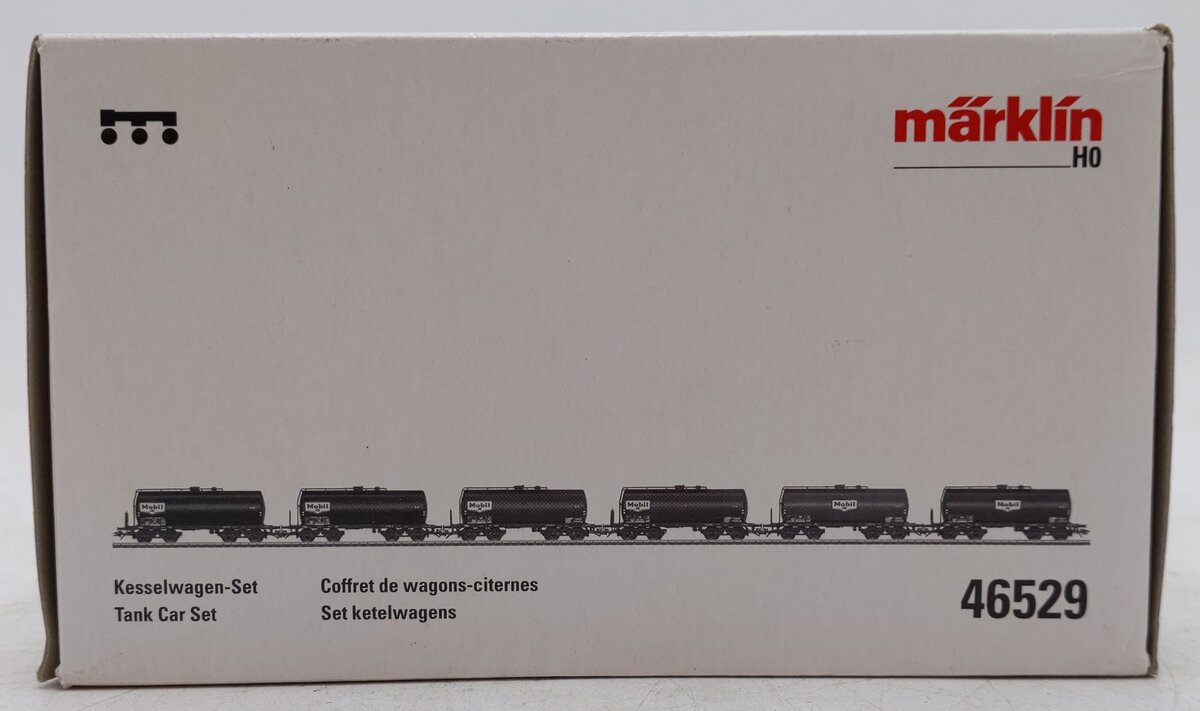 Marklin 46529 HO Scale German Federal Railway (DB) Mobil Tank 6-Car Set EX/Box