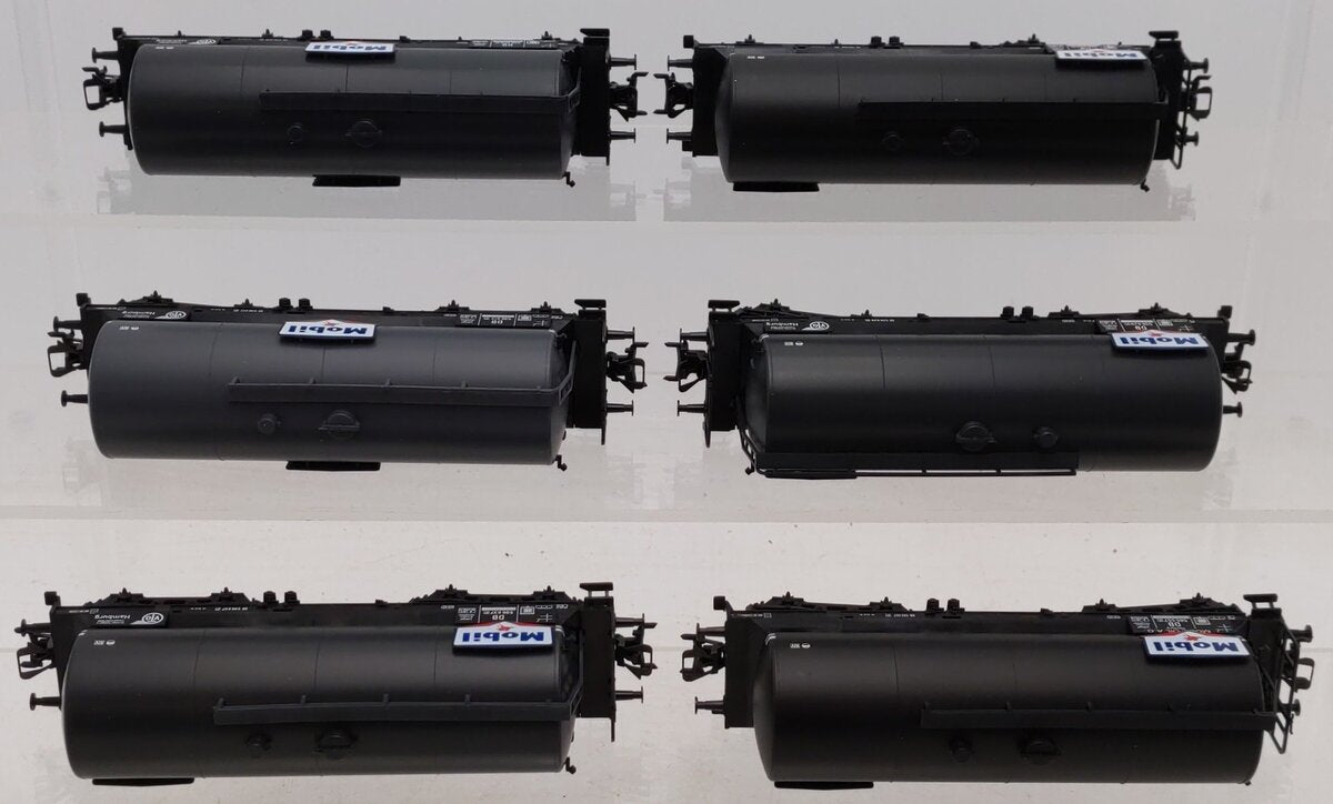 Marklin 46529 HO Scale German Federal Railway (DB) Mobil Tank 6-Car Set EX/Box