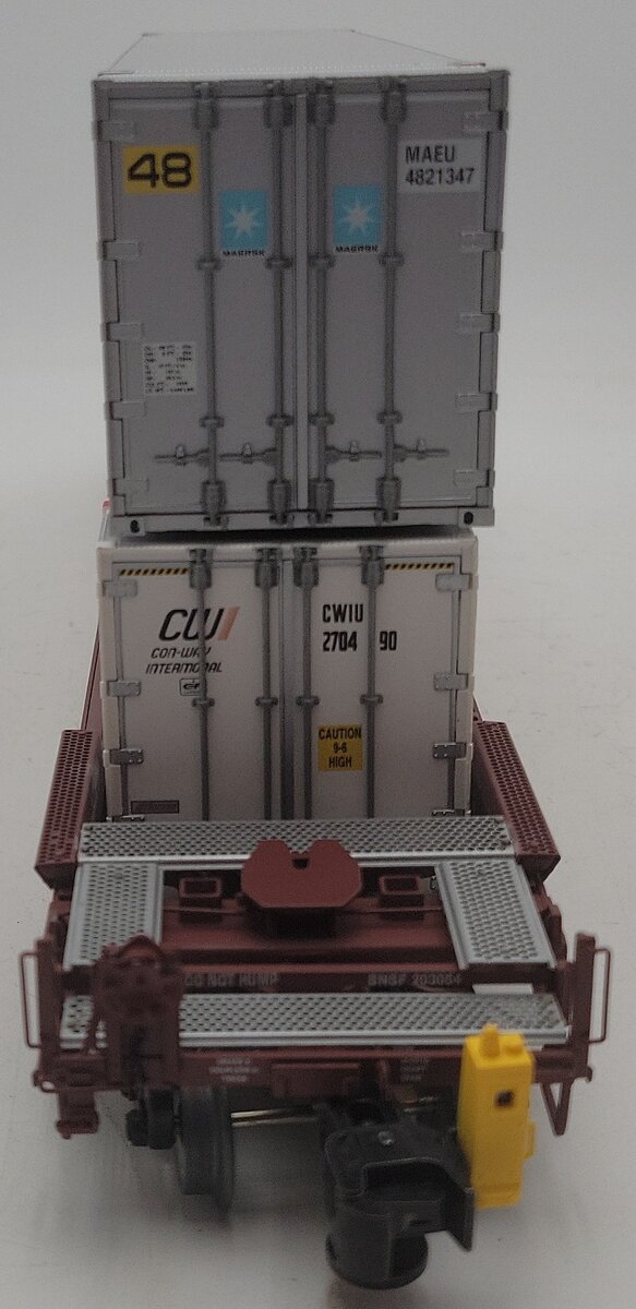 Lionel 6-85068 O Burlington Northern Santa Fe Husky Stack with EOT #203054 EX/Box