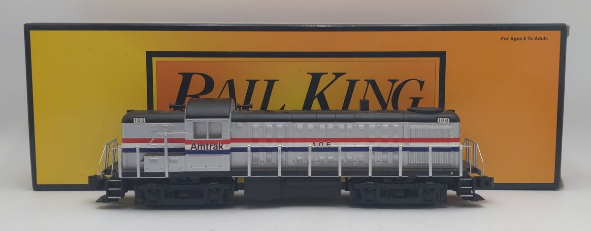 MTH 30-2238-0 Amtrak RS-3 Diesel Engine with Loco-Sound #106 EX/Box