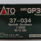 Kato 37-034 HO Scale Norfolk Southern EMD GP35 #1308 w/o DB LN/Box