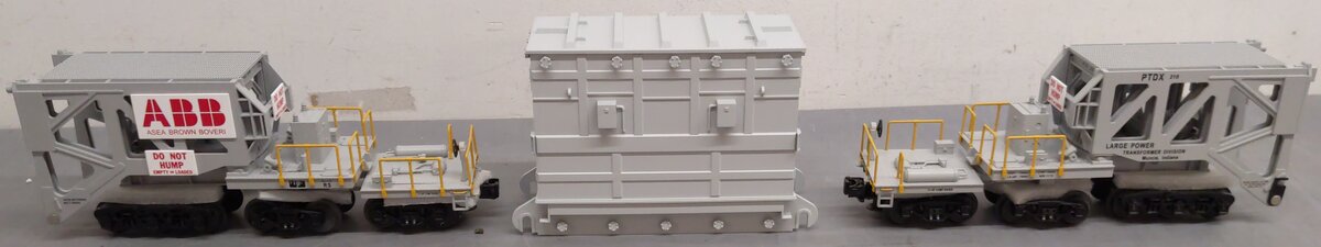 MTH 20-98291 O ABB Schnabel Flatcar with Transformer #210 EX/Box