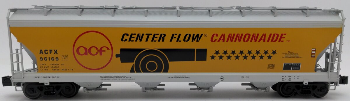 Lionel 6-17186 O Gauge ACFX Canndonaide 4-Bay Hopper #96169 LN/Box